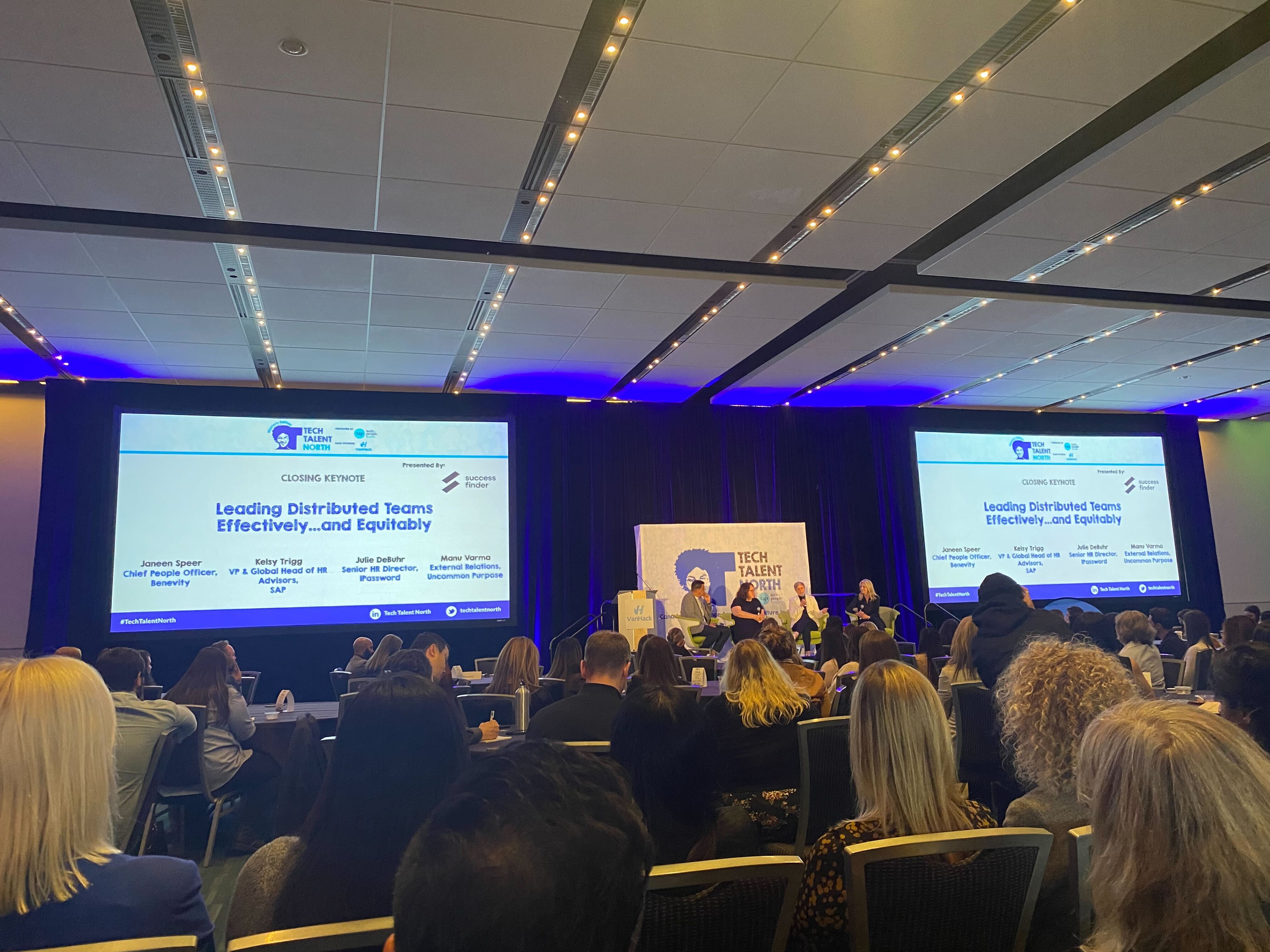 Tech Talent North Presentation room